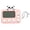 White, variant on YAHHU Digital Kitchen Timer LCD Display Multifunctional Portable Cartoon Cooking Timer for Studying Kids Panda Desk Clock with Magnetic Backing and Loud Alarm