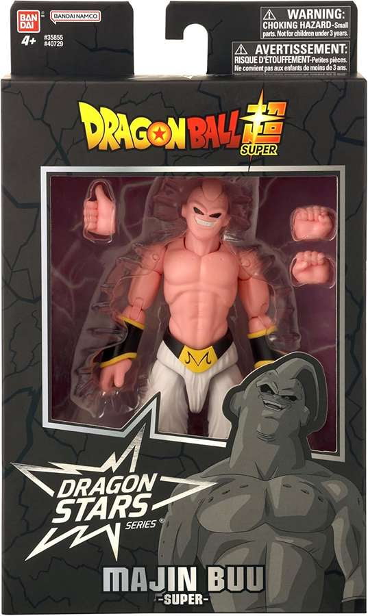 Dragon Ball Super - Dragon Stars - Majin Buu Super, Figurine Articulée 6.5 Pouces