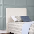 thumbnail image 2 of Kosmo Upholstered Twin Panel Headboard Sand, 2 of 8