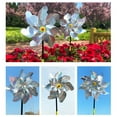 thumbnail image 5 of Reflective Pinwheels Extra Sparkly Pinwheels For Garden Decor Pinwheels For Kids Scare Birds Away From Garden Yard Patio Lawn Farm, 5 of 9