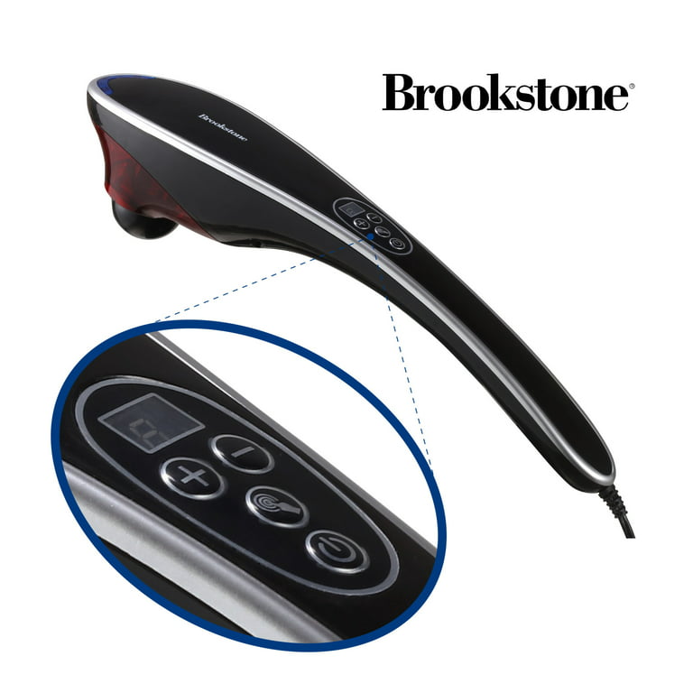 Brookstone Handheld Percussion Body Massager – 365 Wholesale