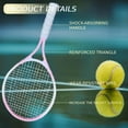 thumbnail image 3 of Vsenkes Tennis Ball Self Practice Training Lightweight Tool Tennis Racket Tennis er Set for Park Backyard Pink White, 3 of 7
