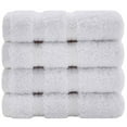 thumbnail image 1 of American Soft Linen Premium Genuine Turkish Cotton 4-Piece Washcloth Set - Bright White, 1 of 3