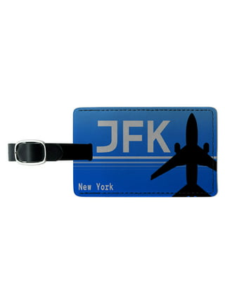 Silver New York Charm, JFK Luggage Tag