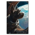thumbnail image 3 of Cute Space Suit Dog Art Print, Scottish Terrier Dog Poster Decorative Painting, Astronaut Space Dog Canvas Wall Art Living Room Posters Bedroom Painting, 3 of 6