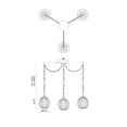 thumbnail image 5 of Alora Lighting MP579707MBGR Cherise 3 Light 7" Wide Multi Light Pendant - Matte Black /, 5 of 7