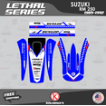 thumbnail image 4 of Kalair GFX Graphics Kit for Suzuki RM250 (1989-1992) Lethal Series, 4 of 5