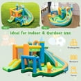 thumbnail image 3 of Gymax Inflatable Water Slide Kids Blow up Water Park w/ Climbing Wall Blower Included, 3 of 7
