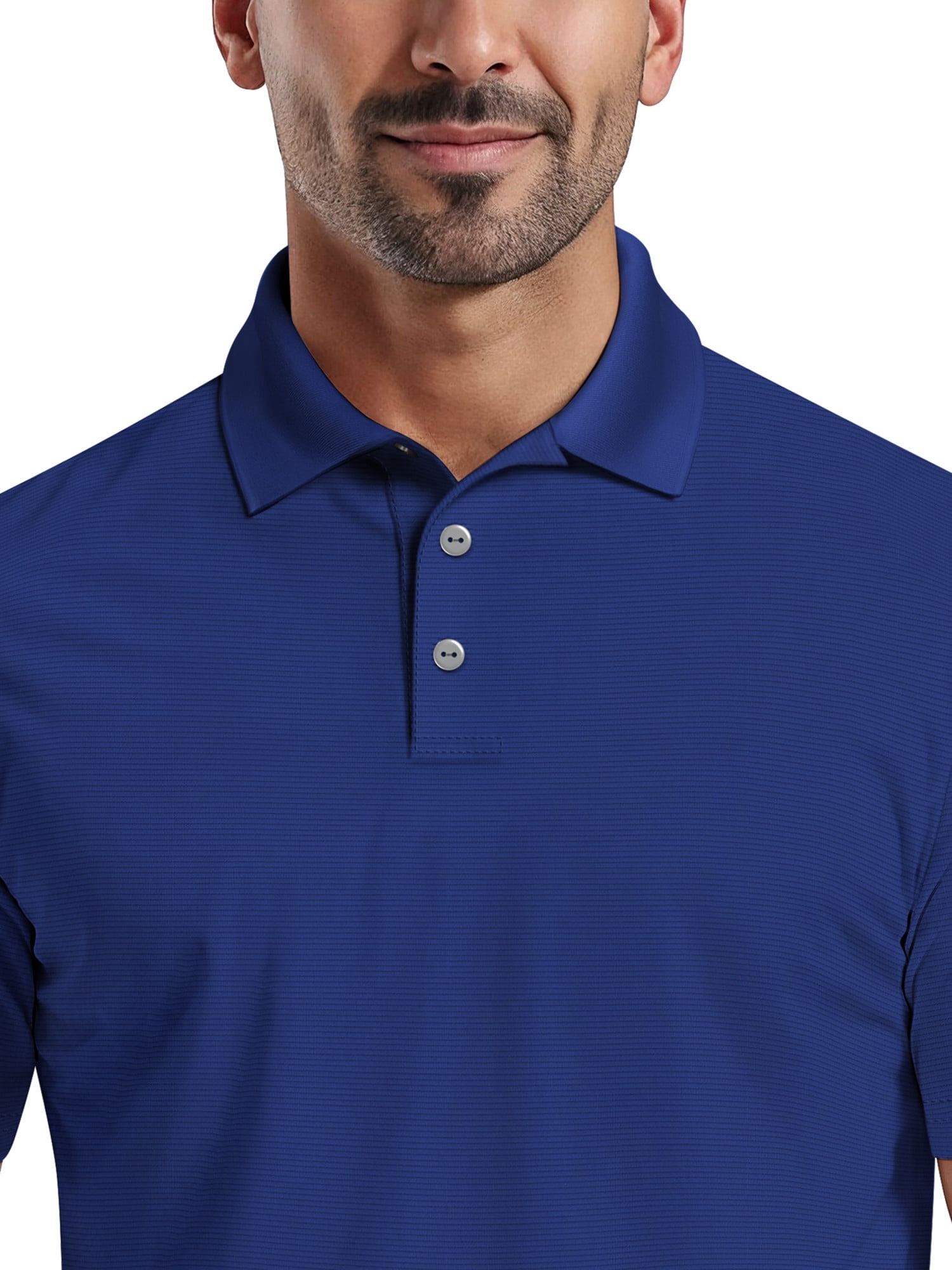 Ben Hogan Men's & Big Men's Performance Solid Polo Shirt with Short Sleeves, Sizes S-5XL