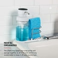 thumbnail image 2 of Kitchenaid Satin Wire Soap Pump and Sponge Caddy in White, 2 of 12