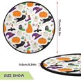 thumbnail image 3 of GZHJMY Halloween Pumpkin Ghost Christmas Tree Mat, Round Christmas Tree Stand Mat Decoration for Holiday Party Home Christmas Day Ornaments Floor Door, 28.3", 3 of 6