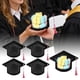 thumbnail image 2 of Tarjeta de felicitación con gorro de graduación y bombón, tarjeta de felicitación con cúpula de bombones de graduación equipada con bombón de chocolate con borla., 2 of 6