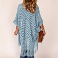 thumbnail image 4 of Casual Sheer Knit Beach Cover Up For With Fringed Design Lightweight Swimwear Sarong For Outdoor Holidays And Sun, 4 of 5