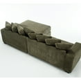 thumbnail image 3 of L Shaped Couch With Right Chaise Lounge, Corduroy Fabric, , 8 Pillows, Easy Assembly Feature Modern Chaise, To Put Together Credibility, 3 of 4