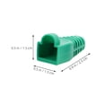 thumbnail image 2 of EXHUMKY 100Ud Para Cable Ethernet Surtida Protección Resistente Para Cables Cat5 Cat6 Cat7 Fácil Instalación, 2 of 8