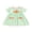 Green, variant on RUINIXCW Kids Toddler Baby Girl Halloween Dress Little Girl Summer Fall Dress Clothes Pumpkin Embroidery Short Sleeve Peter Stripe Dress with Pockets