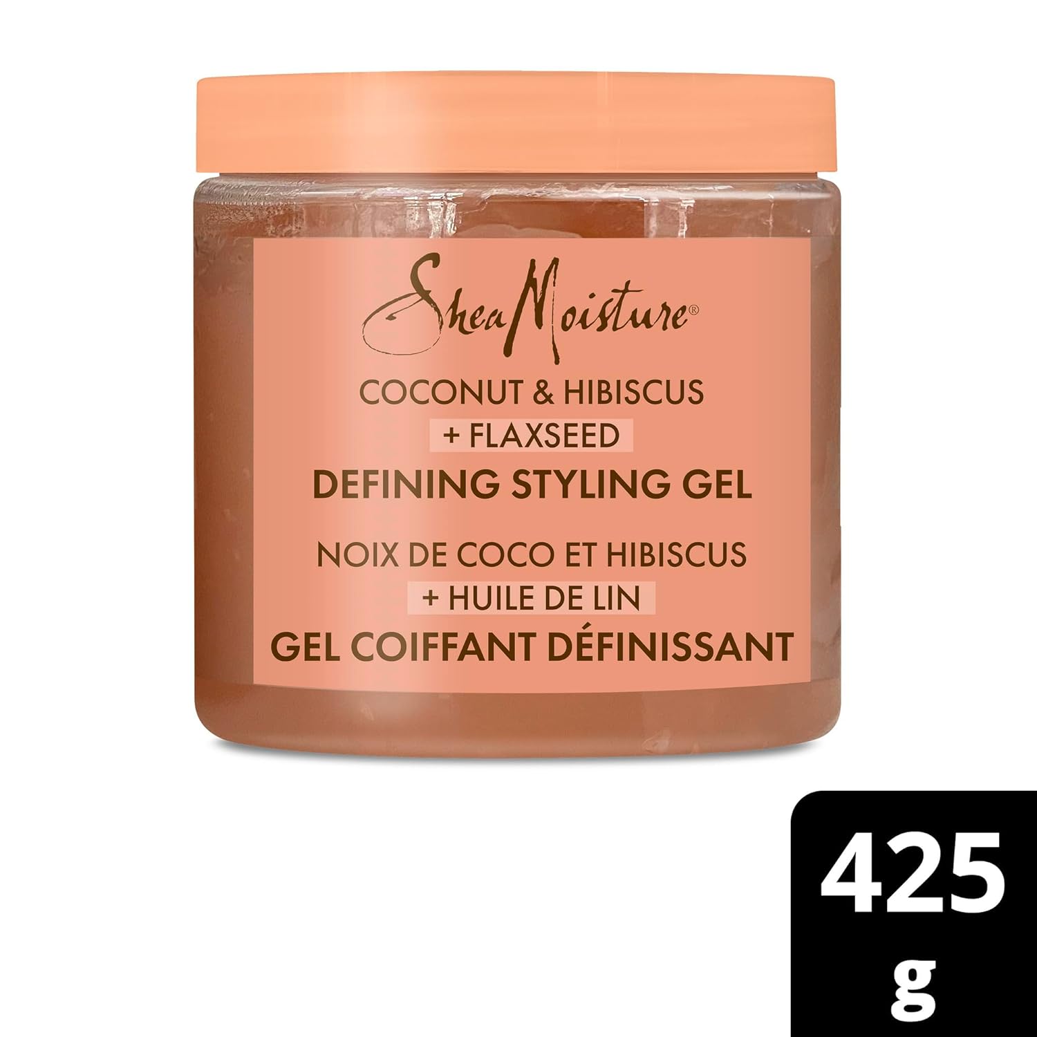 Shea Moisture Coconut&Hibiscus + Flaxseed Gel Defining 15oz (Pack