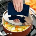 thumbnail image 4 of Mrs. Anderson's Baking Silicone Honeycomb Trivet, Non-Stick, Non-Scratch, Non-Skid, Heat Safe, Navy Blue, 4 of 5