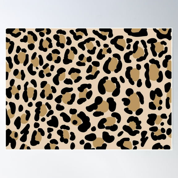 Jaguar Skin Pattern Design Poster Wall Art, Modern Wall Decor For Living Room Bedroom, 8x12 UNFRAMED