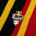 thumbnail image 2 of Pin coleccionable de balón de fútbol Bélgica HONAV para la Copa Mundial de la FIFA 2026, 2 of 5