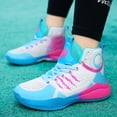thumbnail image 4 of Zapatillas deportivas antideslizantes para niños, zapatos de baloncesto para niños, zapatillas para correr, moda para niñas, Unisex, al aire libre, alta calidad, 4 of 5
