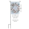 thumbnail image 2 of Dicksons Magnolia Garden Outdoor Flag Decoration For Garden, Yard, Or Walkway Standard 13 x 18, Weather Resistant Polyester, Seashell Wreath Peace, 2 of 2