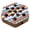 Hexagonal, variant on Scratching Pad Ball Track Cat Toy w/ Catnip for Indoor Cats - Archway Busy Box Scratcher - Tan, One Size