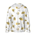 thumbnail image 2 of Lsque Bee UPF 50+ Lightweight Sun Protection Men's Women's Long Sleeve Shirt, Hoodie Performance -X-Large, 2 of 9