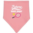 thumbnail image 2 of Inktastic Future Tennis Player Sports Baby Bandana Bib, 2 of 4