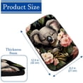 thumbnail image 4 of Koala Soft Comfortable Furry Printed Car Armrest Pad Armrest Accessories Car Armrest Cover 12.5x8.2 Inch, 4 of 6