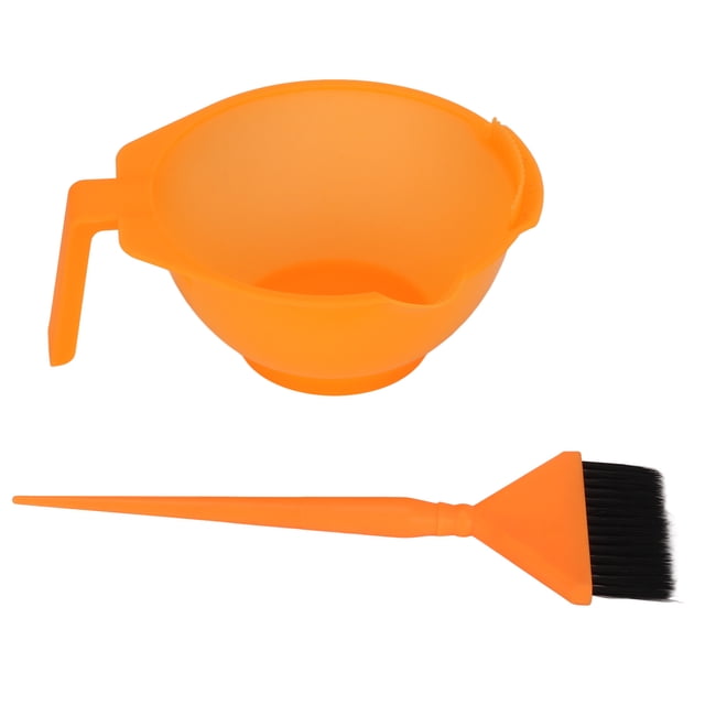 Cuenco para teñir el cabello, herramienta para teñir el cabello de color naranja, herramienta para teñir el cabello, peine para teñir el cabello, juego de cuencos True Excellence