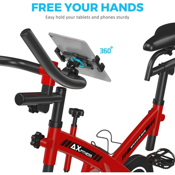 Spin Bike Tablet Holder Mount, Phone iPad Holder Stand Exercise Bike H