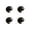 Black B, variant on Corner Protectors - PVC Soft Corner Guards for Furniture Safety - Multi-Design Options for Tables and Cabinets - Easy Installation, Strong Adhesive, Durable Protection - 4 Pack,Black B