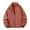 Orange, variant on ZCFZJW Men's Fleece Zip-Up Jacket Workout Sherpa Lined Jackets Full Zip Mock Neck Long Sleeve Wool Warm Thick Outwear Coats with Pockets Watermelon Red XL