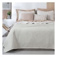thumbnail image 1 of Edredón Ligero Real Textil + 2 Fundas de Almohada, Juego de Colcha King Size, Color Khaki/Beige, 1 of 7