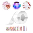 thumbnail image 4 of Cintas de doble cara,Juguete para niños con cinta adhesiva de doble cara Blow Bubbles Cinta con 34PCS Macarena Cintas de doble cara, 4 of 5