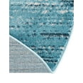 thumbnail image 6 of Unique Loom Oasis Collection Area Rug - Calm (4' Round Blue/Navy Blue), 6 of 10