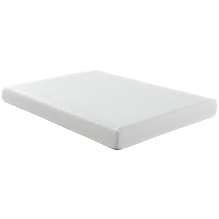 Modern Contemporary Urban Design Bedroom 8inch Full Size Mattress White Fabric