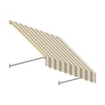 thumbnail image 1 of Awntech SANT21-US-6LW 6.38 ft. Santa Fe Twisted Rope Arm Window & Entry Awning, Linen & White - 31 x 12 in., 1 of 1