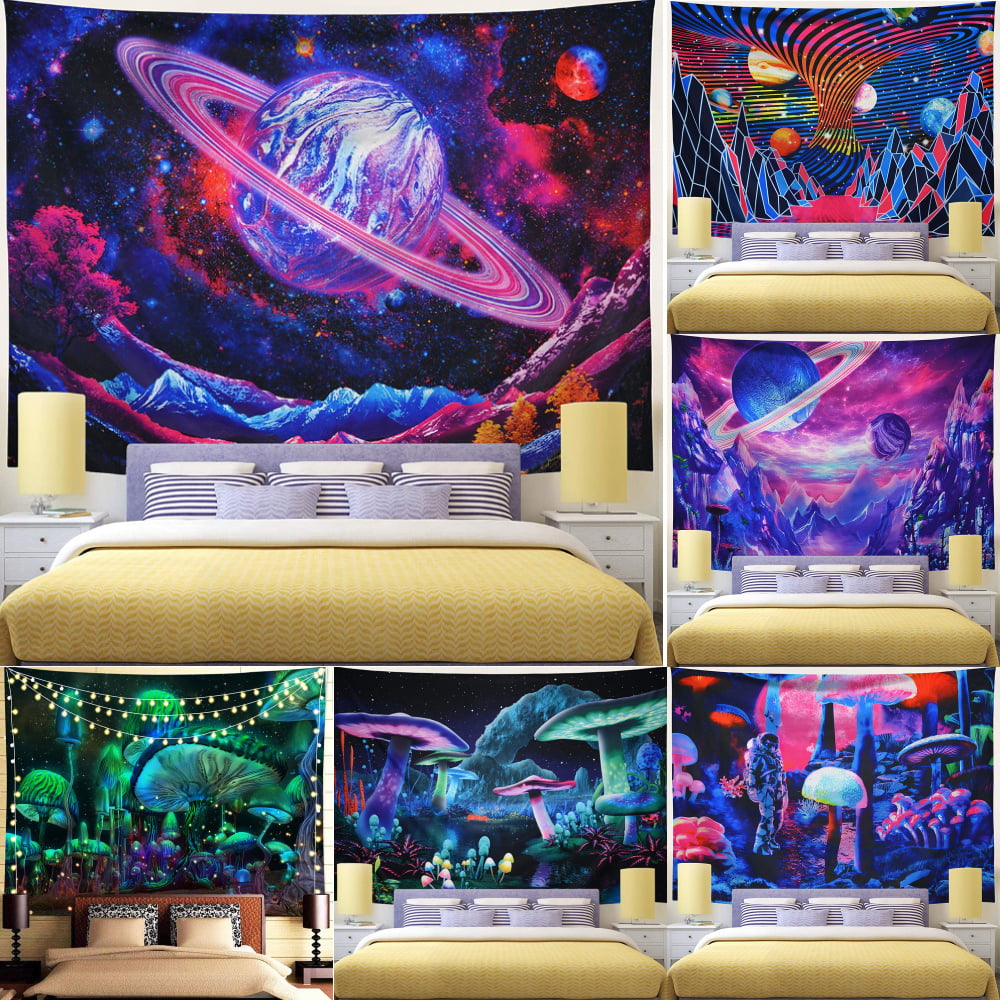 Large Psychedelic Tapestry Galaxy Wall Hanging Hippie Bedspread Dorm Decor 