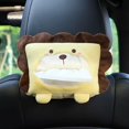 thumbnail image 1 of Cute Lion Car Tissue Box, Cartoon Animal Auto Tissue Holder for Car Seat Decoration & Organizer, 1 of 6
