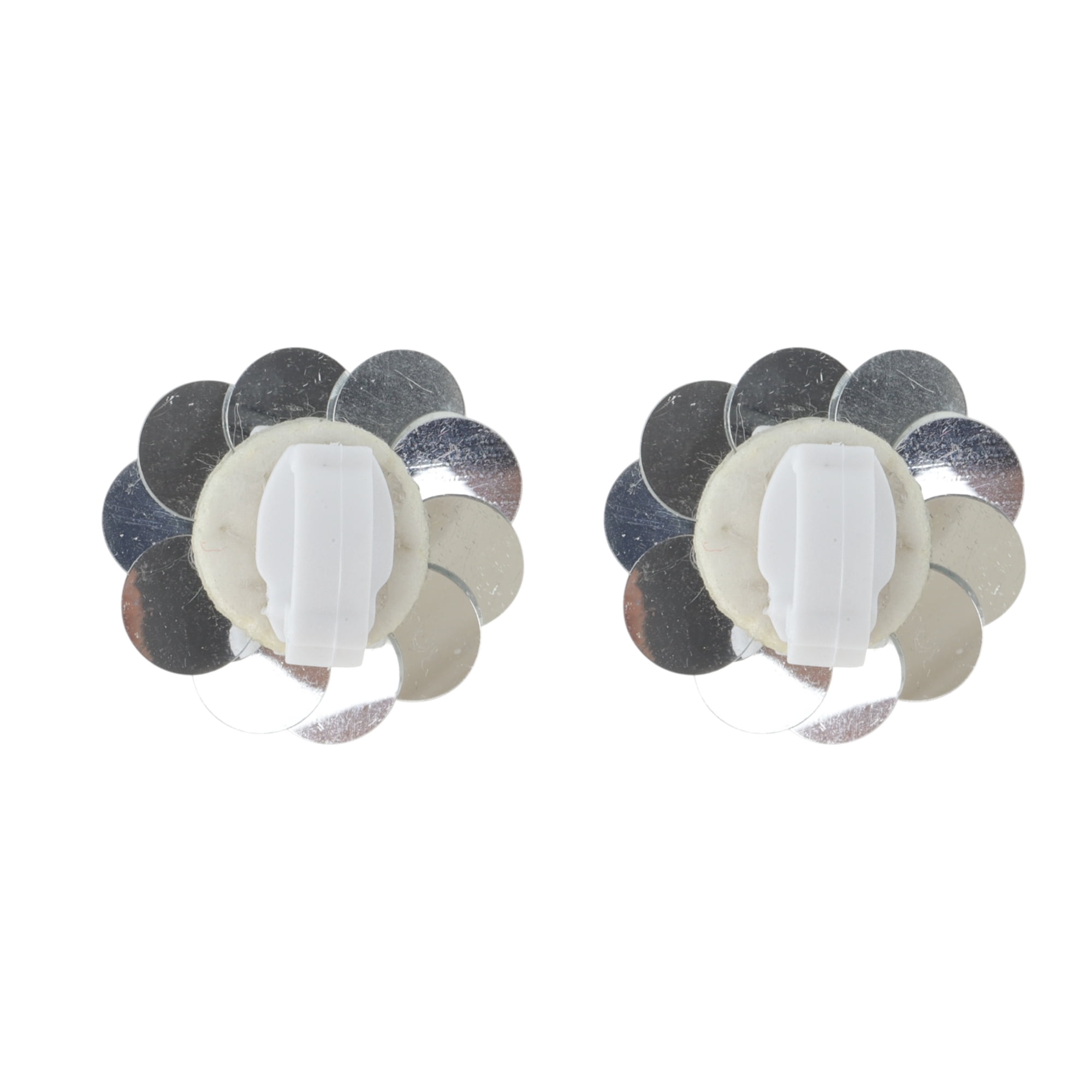 Unique Bargains Stylish Shoelace Charms for Personalization Silver Tone