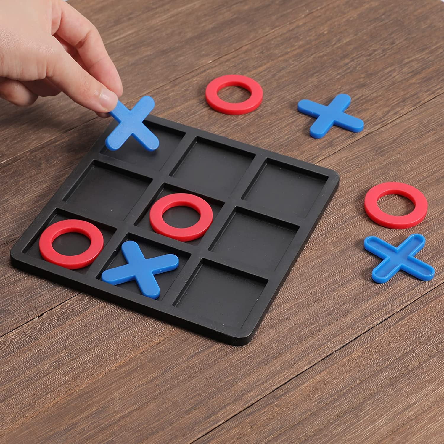 UGPLM Tic TAC Toe Jogo de tabuleiro XO Brinquedo de mesa Lazer inteligente  para crianças Adultos Entretenimento familiar Presentes exclusivos Jogos  de, Estilize um : : Brinquedos e Jogos