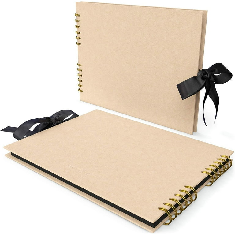 Arteza Spiral Hard Cover Black Sketchbook 5.5 X 8.5 Open Stock for