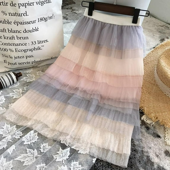 URMAGIC Toddler Tutus, Tutu Skirt for Kid Girls, Toddler Tulle Dress Skirt Layered Soft for Girl Birthday 6-7 Years