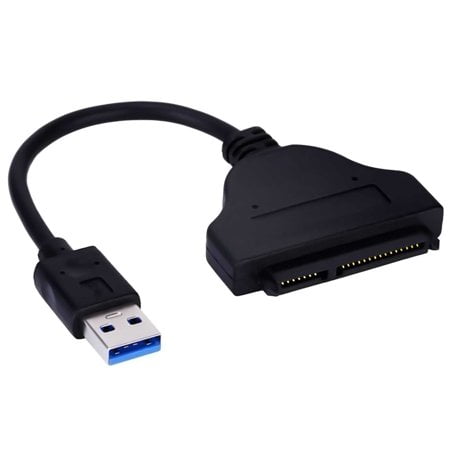 Kalkun Soar højde USB 3.0 to SATA Adapter Cable for 2.5" SSD/HDD Drives External Converter  Cable SATA III / II / I to USB 3.0 External Converter and Cable, Support  UASP, Portable SATA Adapter - Walmart.com