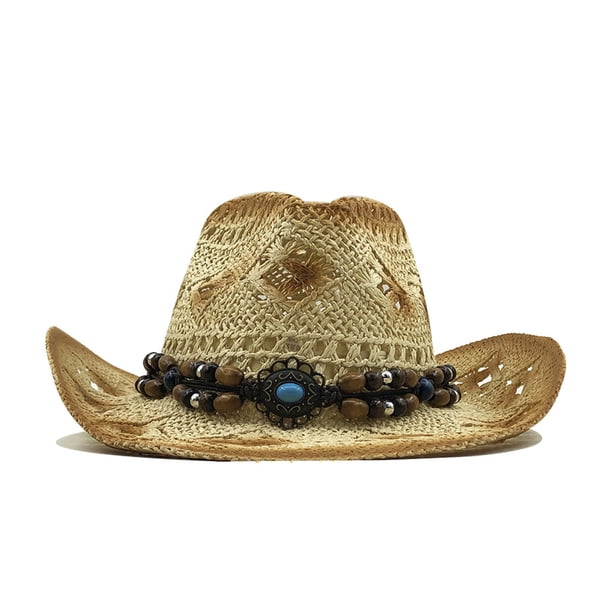 Sombrero de vaquero occidental Sonducket ala ancha Estilo americano camello