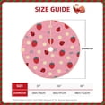 thumbnail image 2 of Sikiie Strawberry and Ladybugs Nativity Christmas Tree Skirt, Jesus Christian Winter Holiday Tree Mat Decoration(30-48IN)36", 2 of 6