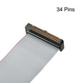 thumbnail image 2 of Cable plano IDC Uxcell con conector FC/FC tipo A de 34 pines, longitud de 3.28ft y paso de 0.1'', 2 of 5
