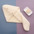thumbnail image 1 of onlyliua ¡ Ofertas de Liquidación de Hoy Prime! Gorro de Secado de Cabello de Terciopelo Coral, Gorro de Ducha con Toalla Gruesa, Gorro de Secado de Cabello, Toalla Súper Absorbente, Gorro de Secado, 1 of 4